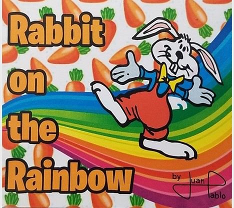 Rabbit On The Rainbow by Juan Pablo