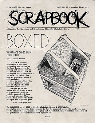 Scrapbook by Alexander de Cova (Issue 2)