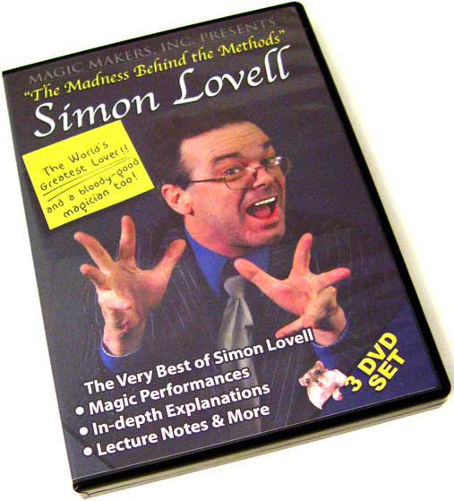 The Methods Behind the Madness  By Simon Lovell (3 Dvd set)